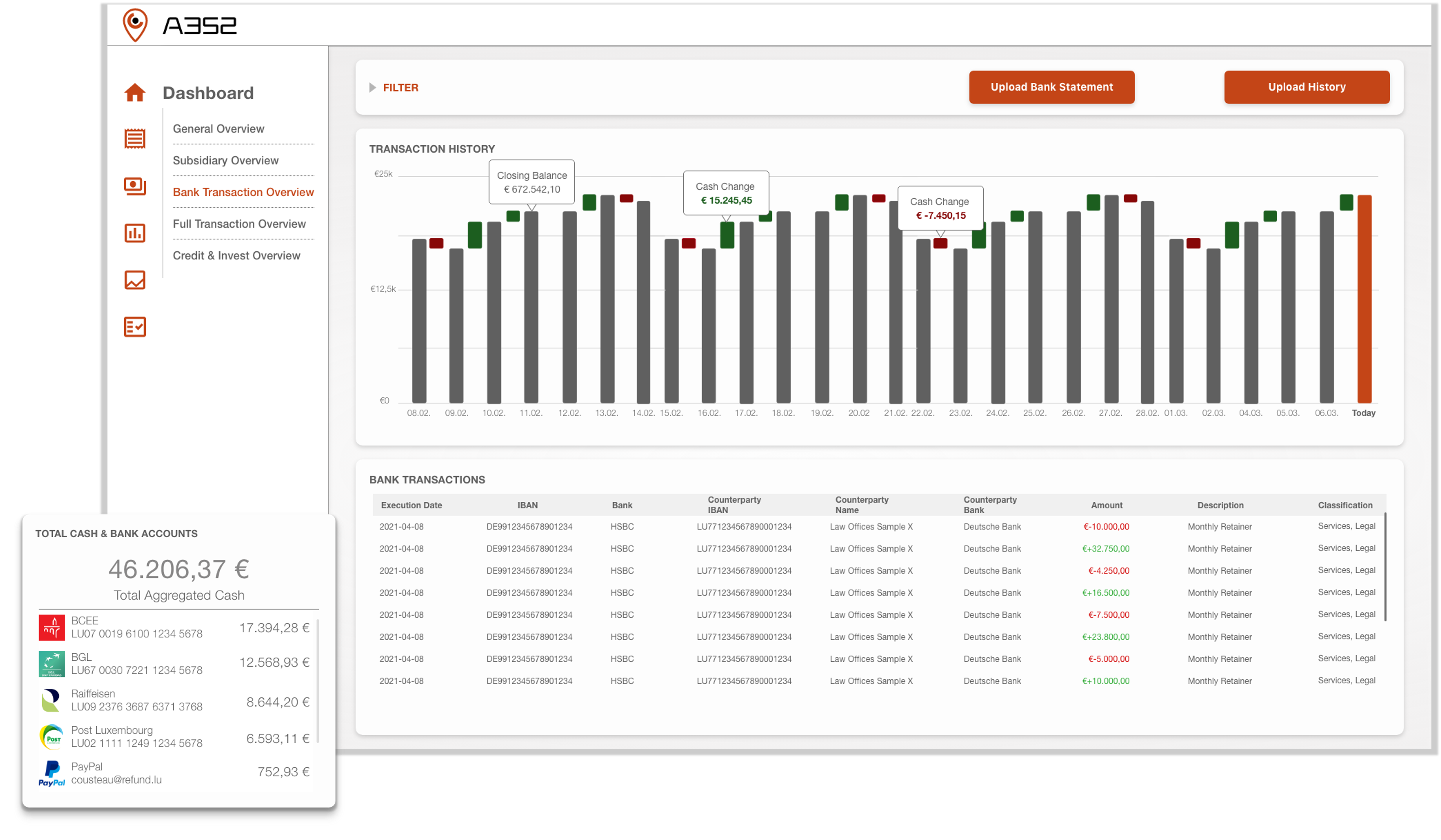 screenshot of Financial Navigator